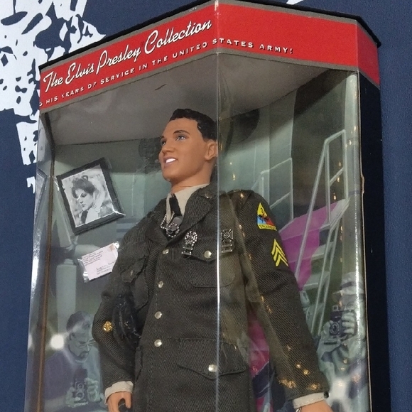 1999 Elvis "The Army Years" Mattel Doll - Picture 2 of 9